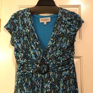 Dress with Abstract Print